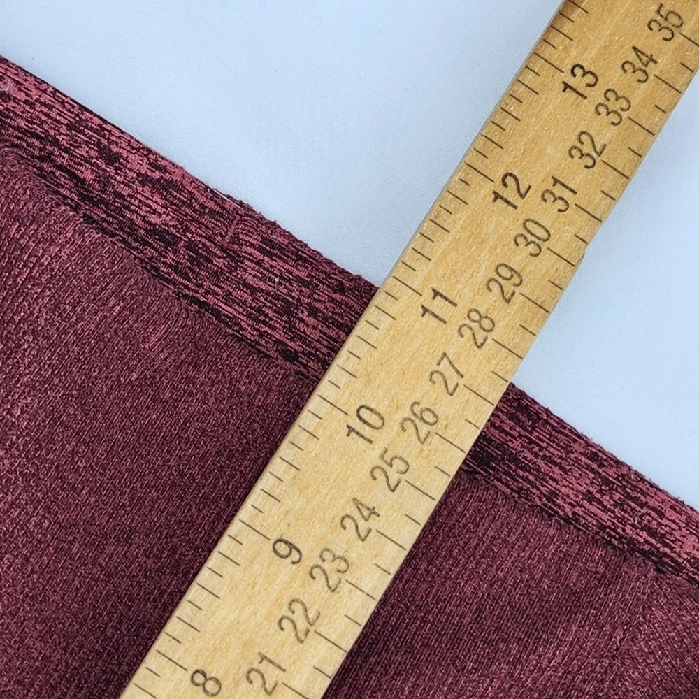 ATHLETA XXS Exhale Heel‎ Tight Burgundy Heather High Waist Leggings
